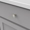 Hickory Hardware Maven Collection Knob 15/16 Inch Diameter Satin Nickel Finish H078777SN - alternate 2